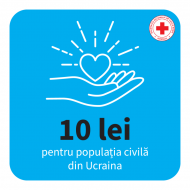 Donatie Crucea Rosie - Ucraina, 10 lei