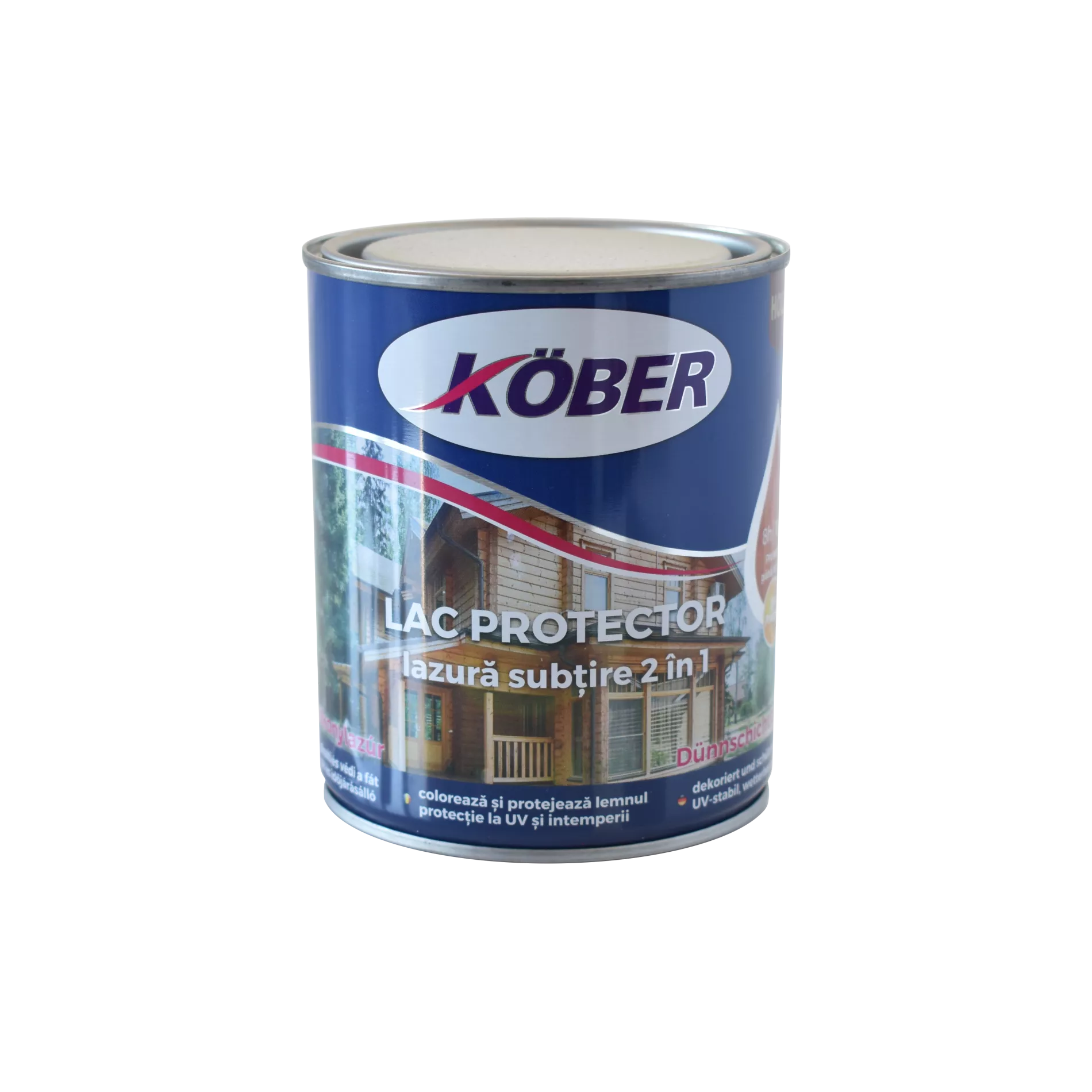 Lazura subtire 2in1 Köber Lac Protector Stejar 0.75L
