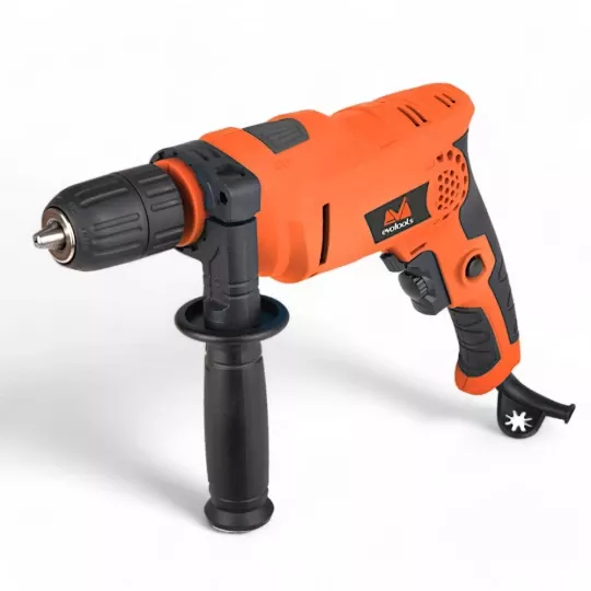 Masina de gaurit, bormasina cu percutie, 650W, mandrina rapida plastic, ID 650, Evotools