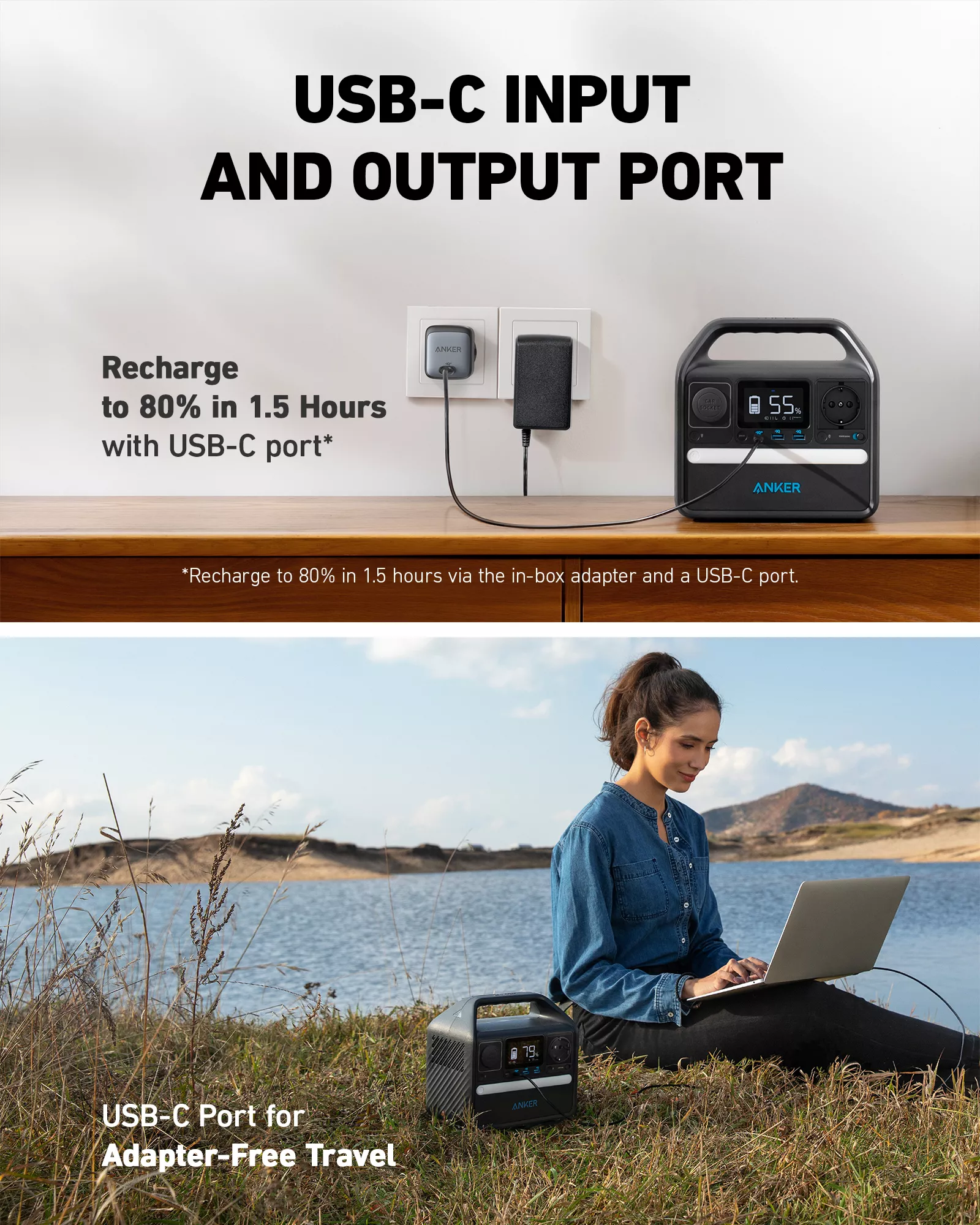 Baterie externa Anker Portable Power Station, PowerHouse 521