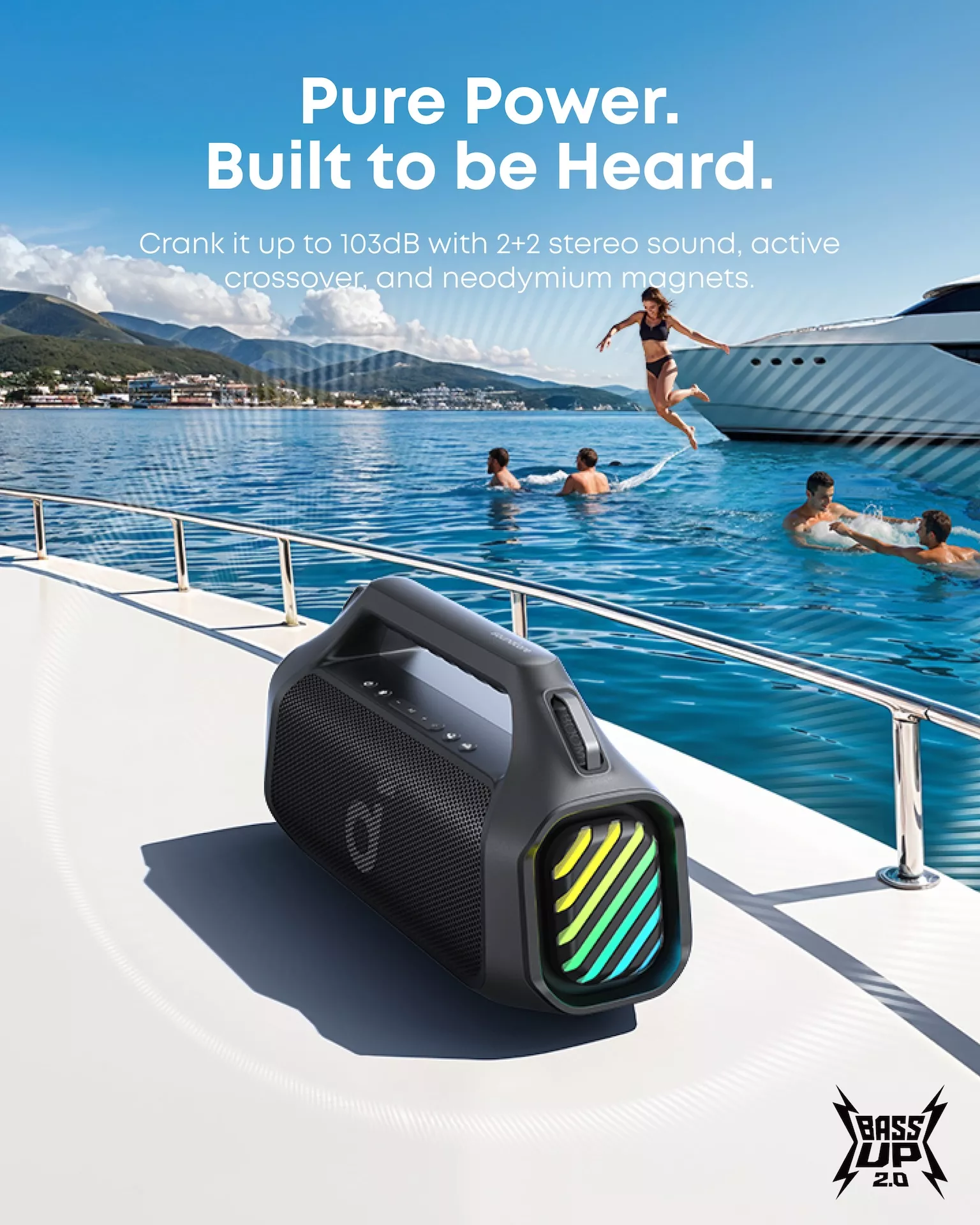 Boxa portabila Anker SoundCore Boom 2 Pro, 140W, Functie de