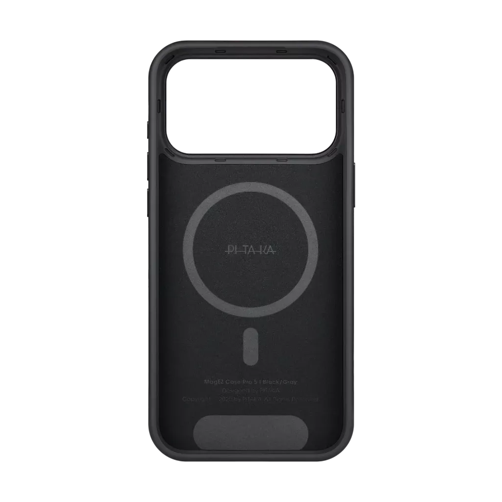 PITAKA Aramid ProGuard iPhone17ProMax用 Husa Pitaka pentru iPhone 17 Pro Max Aramid UltraGuard, Negr