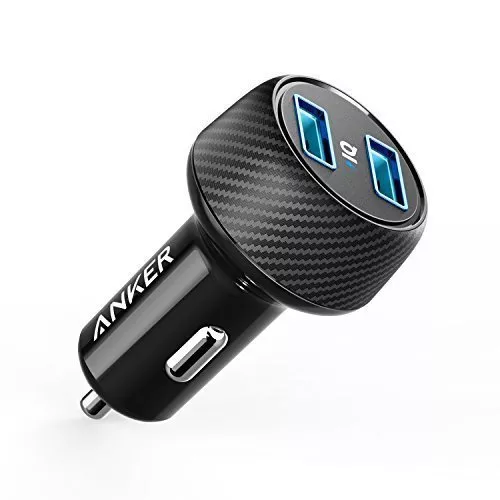 Incarcator auto Anker PowerDrive 2 Elite 2xUSB Negru