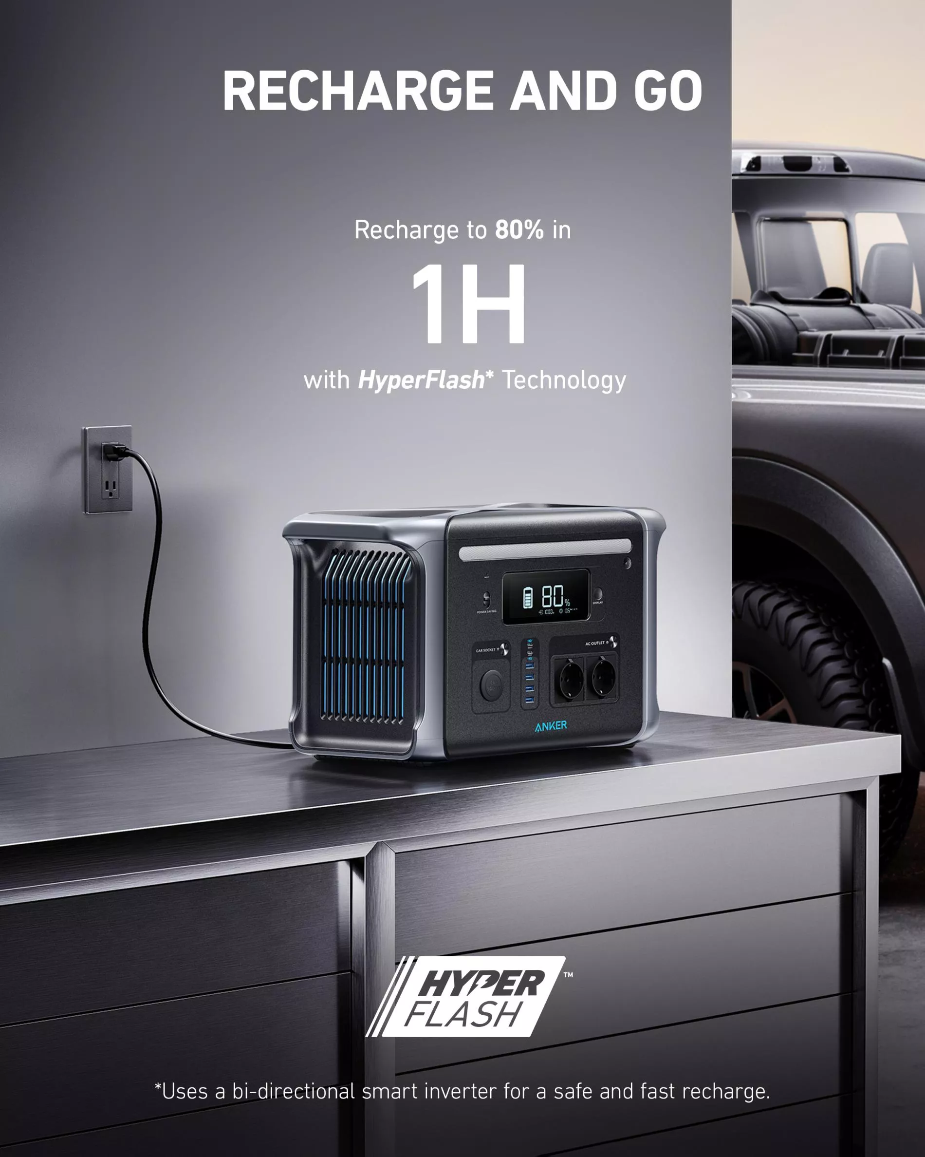 Anker 757 Portable Power Station 新品未開封品 大容量バッテリー×高出力×長寿命！非常時・災害時の救世主「Anker 757