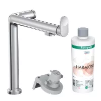 Baterie bucatarie Hansgrohe Aqittura 76802000, inalta, tip L, filtrare, crom
