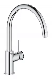 Baterie bucatarie Grohe Bauclassic, 3/8'', inalta, tip C, crom, 31535001