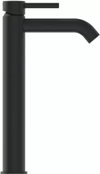 Baterie lavoar CeraLine, XL, 321 mm, ventil, mat, negru, BD137XG