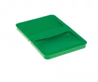 Capac cos gunoi Franke Cube, pentru cos 14 l, plastic, verde, 133.0028.395