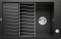 Chiuveta bucatarie Blanco Elon XL 6, silgranit, 780 x 500 mm, pe blat, evacuare, negru, 525882