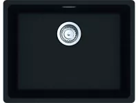 Chiuveta bucatarie Franke Maris, fragranite, 520 x 400 mm, sub blat, onyx negru, 125.0698.005