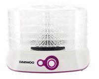 Deshidrator Daewoo DD450W, 500 W, 5 zone, 35-70 grade C, ventilator, control mecanic, alb