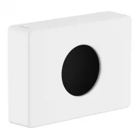 Dispenser pungi igienice Hansgrohe AddStoris, pe perete, 140 x 100 mm, plastic, mat, alb, 41773700