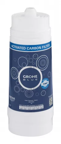 Filtru Grohe Blue 40547001, carbon activ, 3000 l, filtrare 5 faze, compatbil Grohe Blue Pure, Home si Professional