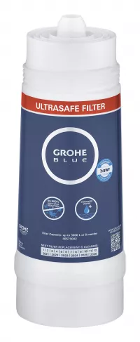 Filtru Grohe Blue Ultrasafe 40575002, compatibil Grohe Blue, 3000 l, 6 luni, anti-bacterian, anti-miros