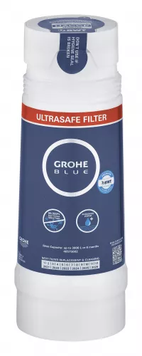 Filtru Grohe Blue Ultrasafe 40575002, compatibil Grohe Blue, 3000 l, 6 luni, anti-bacterian, anti-miros