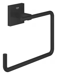 Inel prosop Grohe Start Cube, 190 mm, pe perete, metal, mat, negru, 409752430