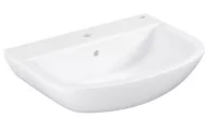 Lavoar Grohe Bau 39420000, 646 x 468 mm, 1 orificiu, montare pe perete, ceramica sanitara, alb