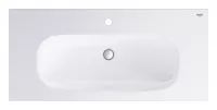 Lavoar Grohe Euro Ceramic 3958500H, montare pe perete, preaplin, 1000 x 460 mm, alb