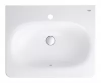 Lavoar Grohe Essence 3956500H, 600 x 485 mm, montare pe perete, preaplin, anti-aderent, anti-bacterian, ceramica sanitara, alb