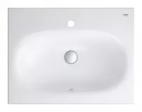 Lavoar Grohe Essence Vanity 3956800H, 600 x 460 mm, montare pe perete, preaplin, ceramica, alb
