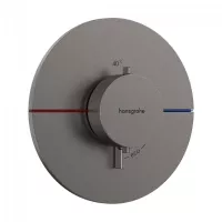 Mixer incastrat Hansgrohe ShowerSelect Comfort, termostat, necesita valva, mat, antracit, 15559340