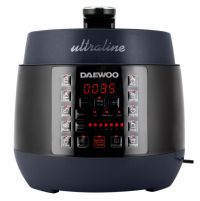Multicooker Daewoo DPC900B, 900 W, 5 l, 7 nivele, 10 programe, display LED, control touch, recipient otel, negru