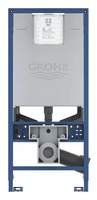 Pachet 3in1 cadru WC Grohe Rapid SLX 39596000, incastrat,  alimentare electrica, prindere perete, burduf S, clapeta 37535AL0, mat, grafit
