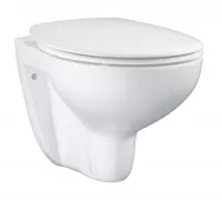 Pachet WC 6 in 1 Grohe Bau Ceramic 39351000, suspendat, cadru, capac, placuta Nova, antifonare, alb