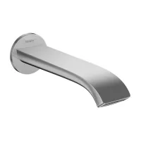 Pipa cada Hansgrohe Vivenis 75410000, 1/2'', proiectie WaterFall, 202 mm, ornament, crom