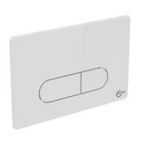 Placa de actionare WC Ideal Standard Oleas P1 R0116AC, dubla spalare, orizontala, 234 x 154 mm, ABS, alb