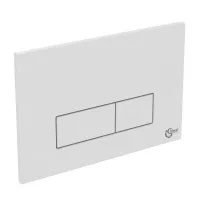 Placa de actionare WC Ideal Standard Oleas P2 R0119AC, dubla spalare, orizontala, 234 x 154 mm, ABS, alb