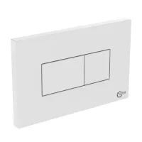 Placa de actionare WC Ideal Standard Solea P2 R0110AC, dubla spalare, orizontala, 230 x 146 mm, ABS, alb
