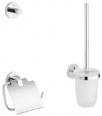 Set Grohe Essentials City 40407001, 3 piese, fixare ascunsa, crom