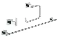 Set Grohe Cube Guest 40777001, 3 piese, fixare ascunsa, crom