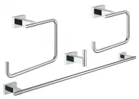 Set Grohe Essentials Master 40778001, 4 piese, fixare ascunsa, crom
