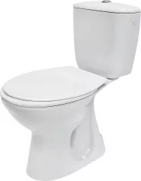 Set vas WC Cersanit President, pe podea, capac, rezervor, alb, K08-029-EX1