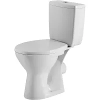 Set vas WC Cersanit Senator, pe podea, capac, rezervor, alb, K100-210