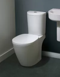 Set vas WC Ideal Standard Connect Arc, pe podea, capac, rezervor, alb, E716001