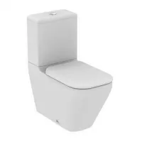 Set vas WC Ideal Standard Tonic II, pe podea, Aquablade, capac SoftClose, alb, K316901