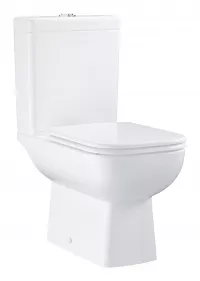 Set WC Grohe StartEdge 39951000, pe podea, evacuare verticala, Rimless, alb