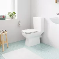 Set WC Grohe StartEdge 39951000, pe podea, evacuare verticala, Rimless, alb