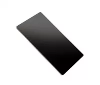 Tocator Alveus, 415 x 215 mm, sticla, negru, 1084835