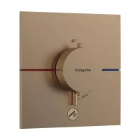 Unitate comanda Hansgrohe ShowerSelect, 1 iesire/1 consumator, termostat, necesita valva, mat, bronz, 15575140