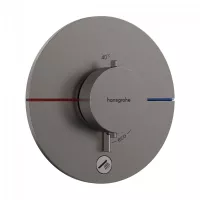 Unitate comanda Hansgrohe ShowerSelect Comfort, 1 iesire, 1 consumator, termostat, necesita valva, mat, antracit, 15562340