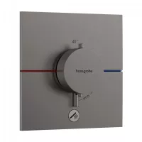 Unitate comanda Hansgrohe ShowerSelect Comfort, 1 iesire, 1 consumator, termostat, necesita valva, mat, antracit, 15575340