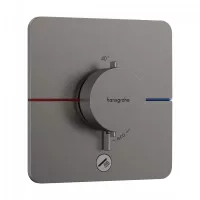Unitate comanda Hansgrohe ShowerSelect Comfort, 1 iesire, 1 consumator, termostat, necesita valva, mat, antracit, 15589340