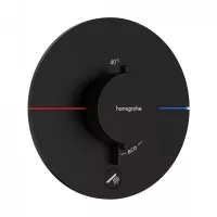 Unitate comanda Hansgrohe ShowerSelect Comfort, 1 iesire, 1 consumator, termostat, necesita valva, mat, negru, 15562670