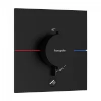 Unitate comanda Hansgrohe ShowerSelect Comfort, 1 iesire, 1 consumator, termostat, necesita valva, mat, negru, 15575670