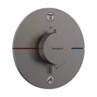 Unitate comanda Hansgrohe ShowerSelect Comfort, 2 iesiri, termostat, necesita valva, mat, antracit, 15554340