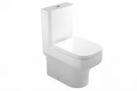 Vas WC Gala Mid, pe podea, fara capac/rezervor, alb, 4016101
